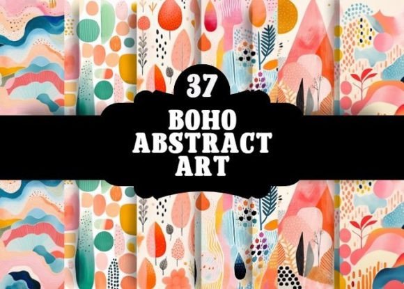 Download Boho Abstract Art - Abstract art Collection