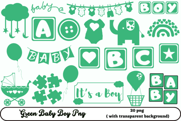 Download Green Baby Boy Png - Baby Collection