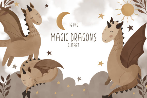 Download Dragon Clipart, Boho Baby Clipart - Baby Collection