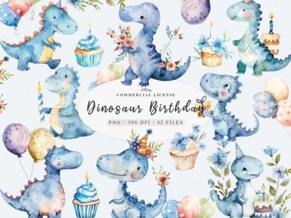 Download Blue Dinosaur Birthday,Baby Boy Dinosaur - Baby Collection