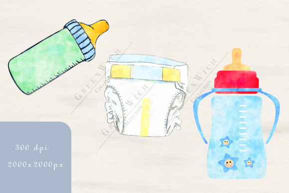 Download Watercolor Boho Baby Clipart - Baby Collection