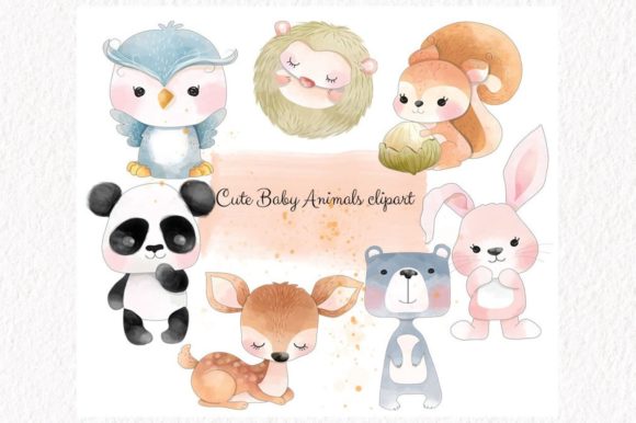 Download Baby Animals, Woodland Clipart - Baby Collection