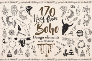 Download Boho Tribal Design Elements Clipart - Elements Collection