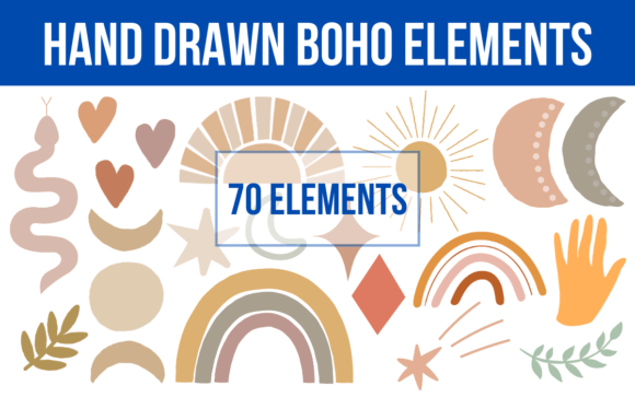 Download Hand Drawn Boho Elements Collection - Elements Collection