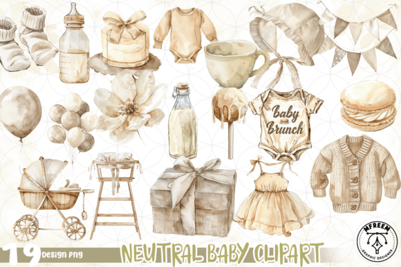 Download Neutral Baby Clipart PNG - Baby Collection