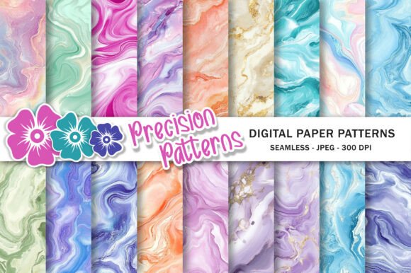 Download Pastel Colorful Marble - Pastel Collection