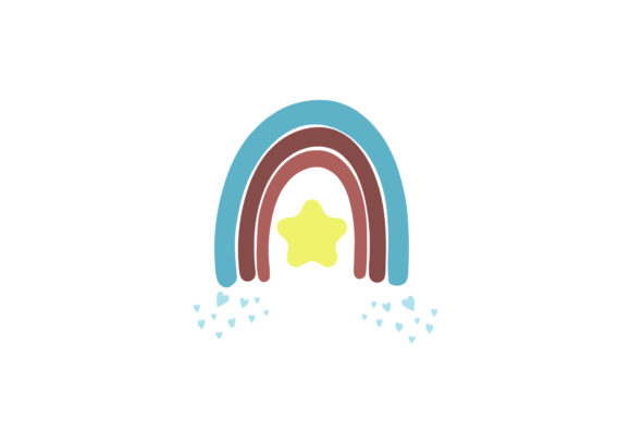 Download Rainbow Colorfull Blue Baby - Baby Collection